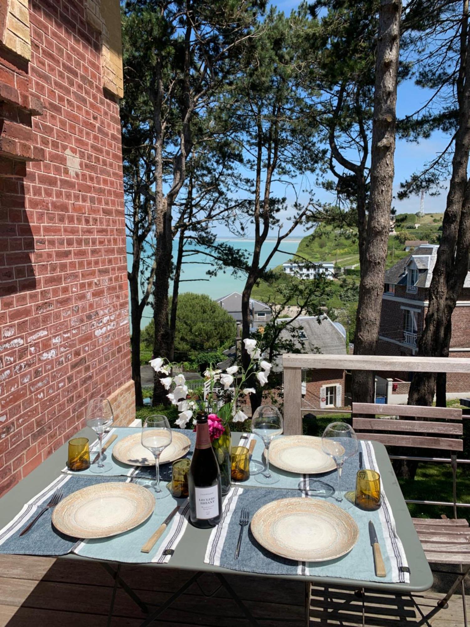 Villa Vue Mer Panoramique En Baie De Somme Ault Extérieur photo